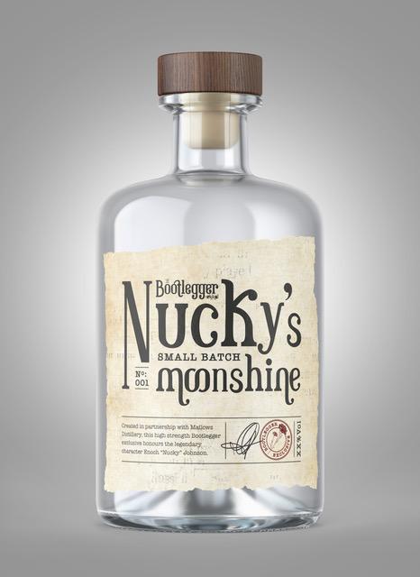 Nucky's Moonshine Vodka. A true collaboration between Bootlegger Bars across the UK and Mallows Bottling