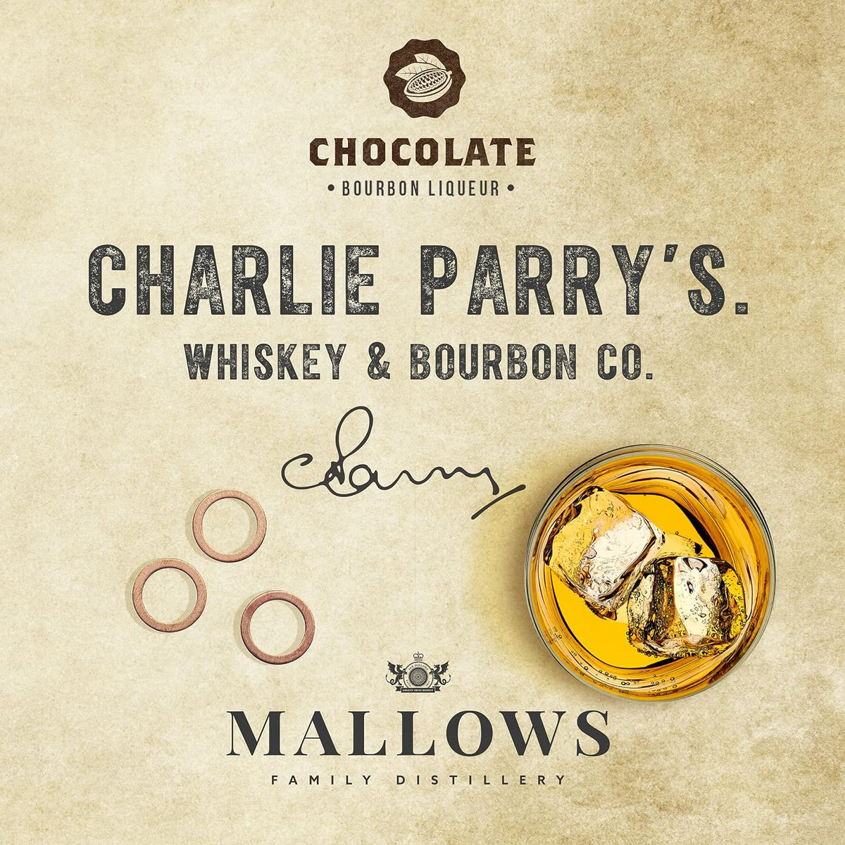 Charlie Parry's Chocolate Bourbon Liqueur 50cl, Welsh Whisky ...