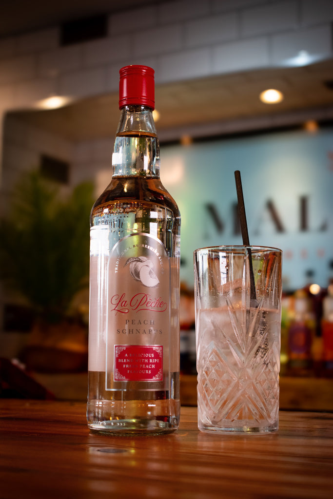 La Peche - Peach Schnapps 70cl - 14.9 ABV - Mallows Beverages