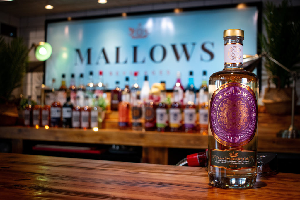 Mallows Gin - Mango, Passion Fruit & Lime 70cl - 40% ABV - Mallows Beverages