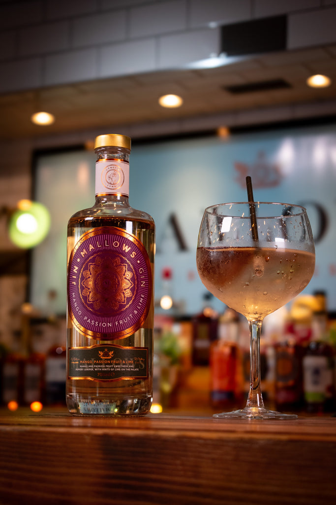 Mallows Gin - Mango, Passion Fruit & Lime 70cl - 40% ABV - Mallows Beverages