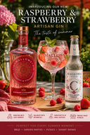 Mallows Gin - Raspberry & Strawberry (70cl) The taste of the Summer - Mallows Beverages