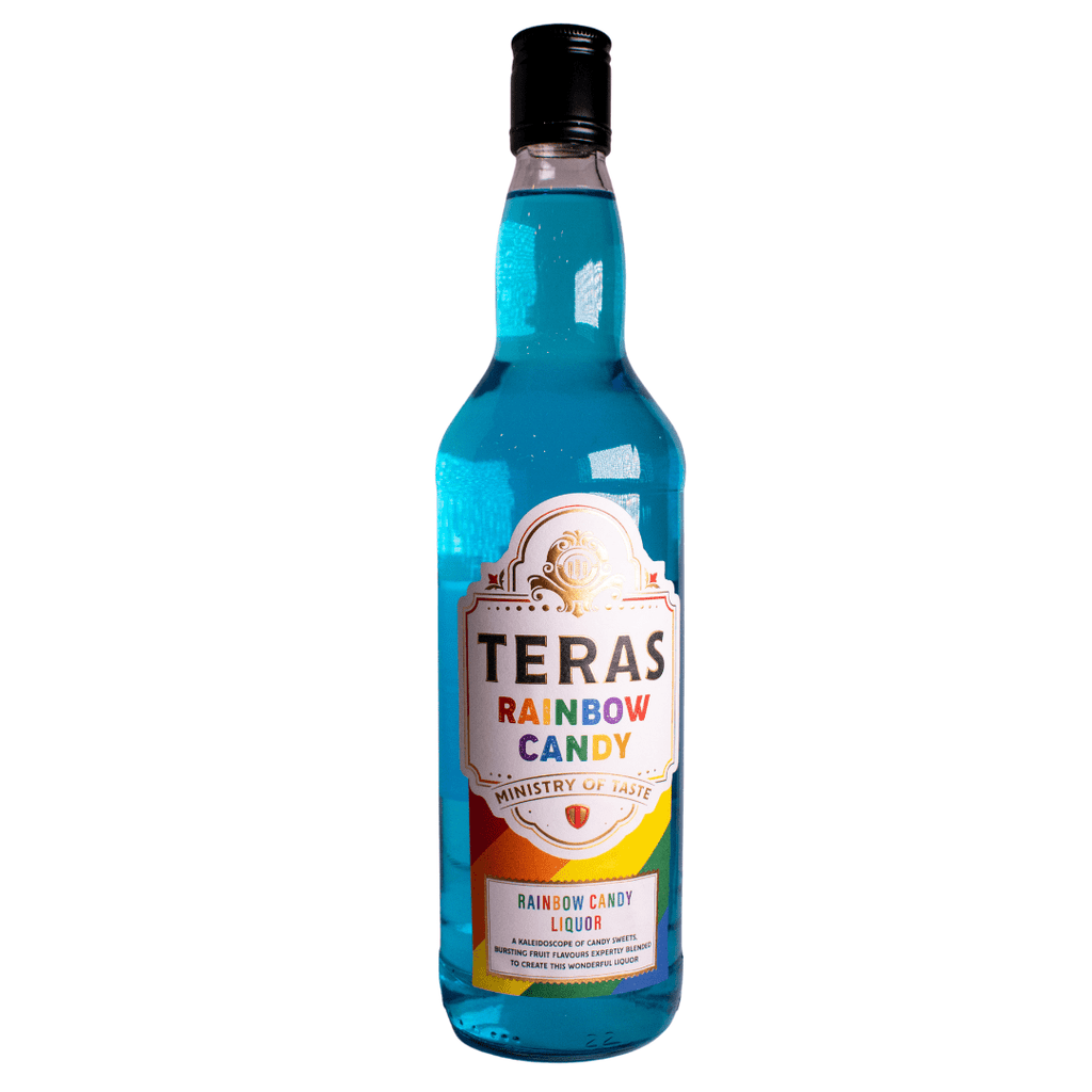 TERAS Rainbow Candy Vodka Liquor 70cl - 14.9% ABV - Mallows Beverages